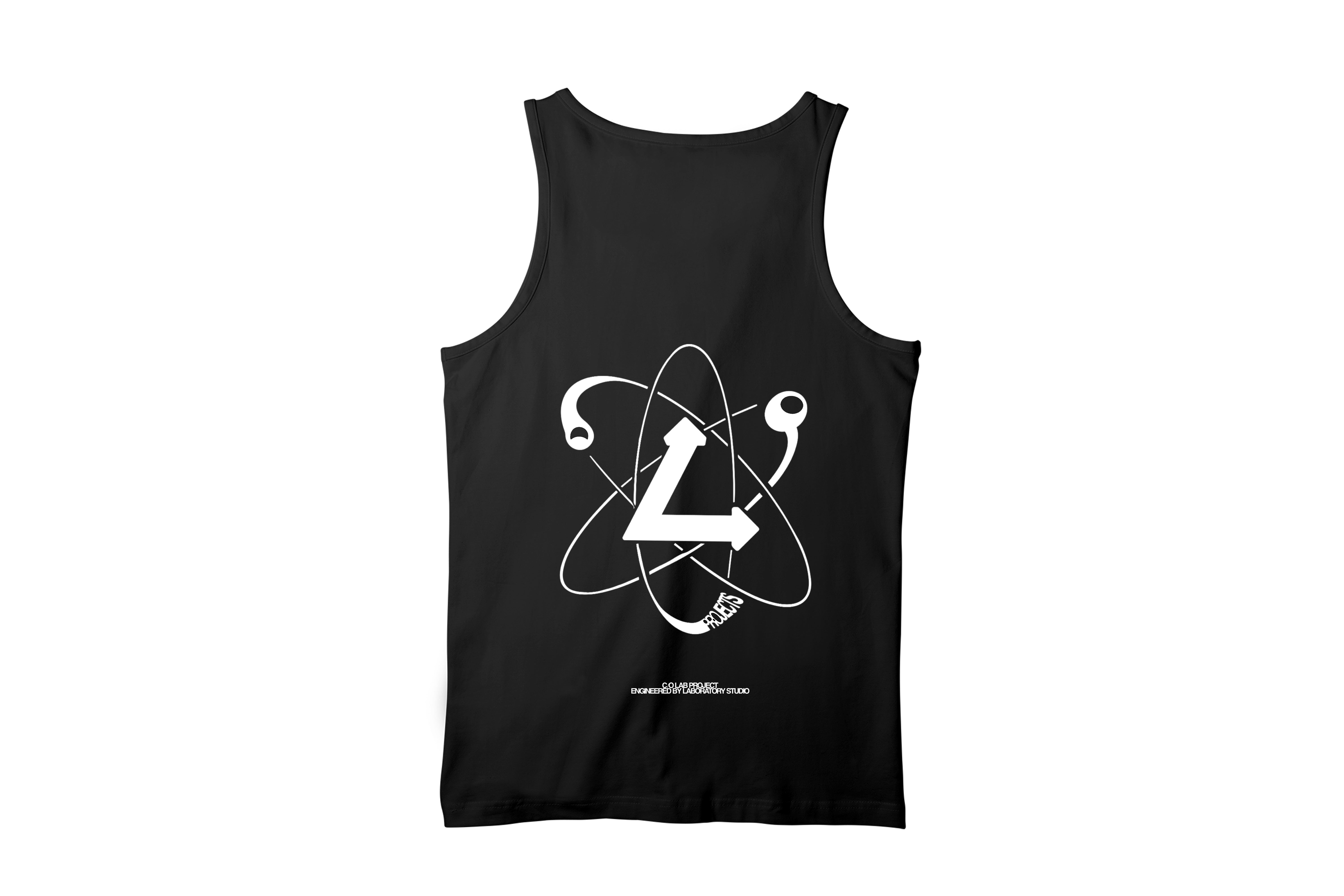 Débardeur noir en coton BLACK GENESIS 2024 — LABORATORY STUDIO