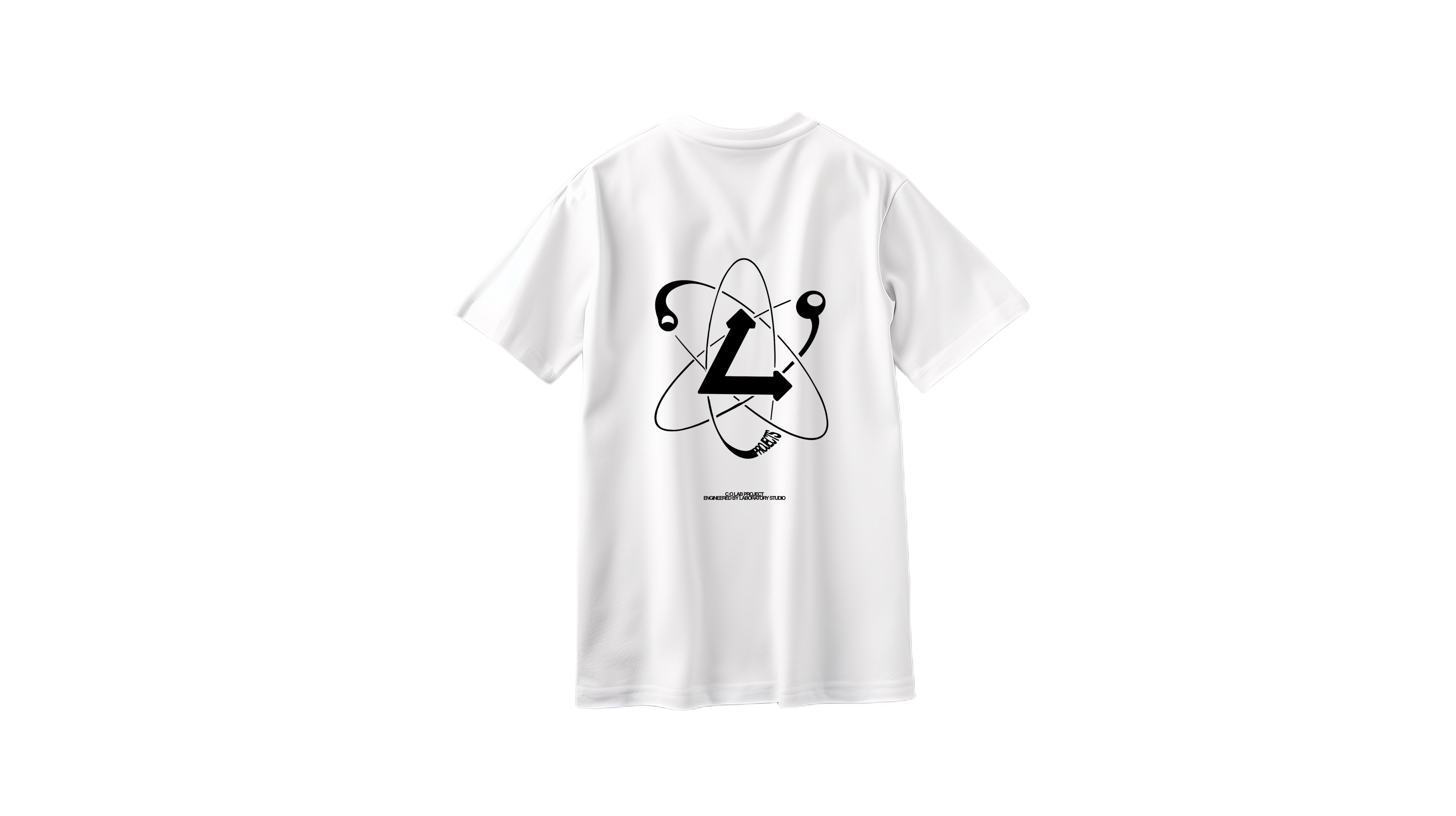 T-shirt blanc sérigraphié BLACK GENESIS 2024 — LABORATORY STUDIO